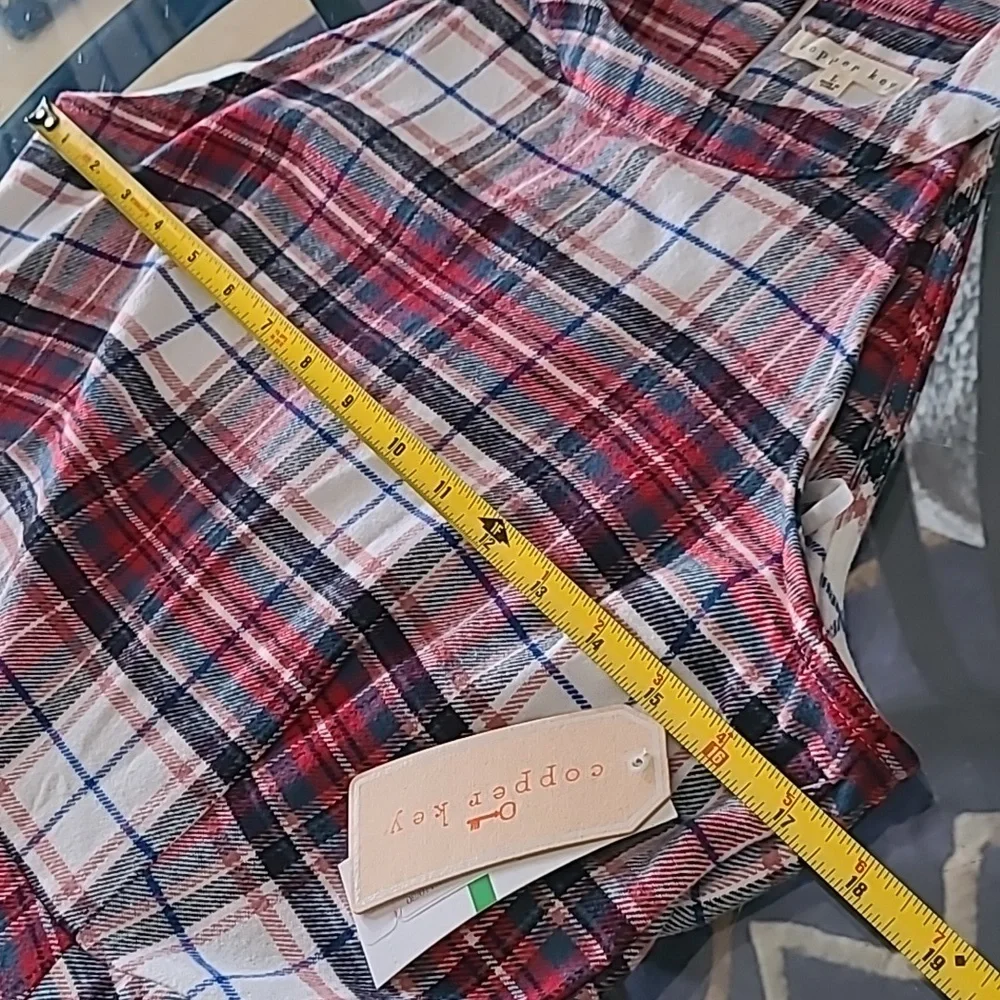 NWT Copper Key Plaid Kids Dress ❤️